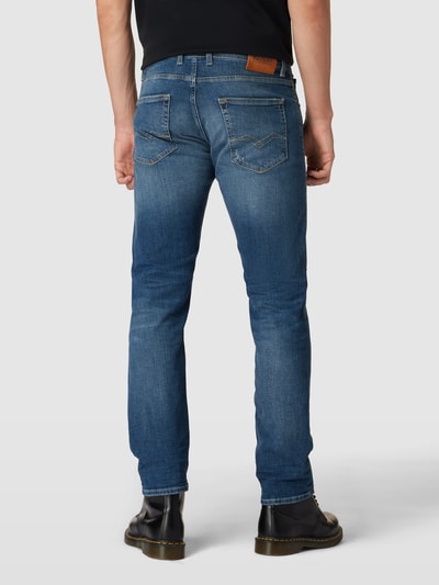 Replay Jeans mit Label-Details Modell 'GROVER' Dunkelblau 5