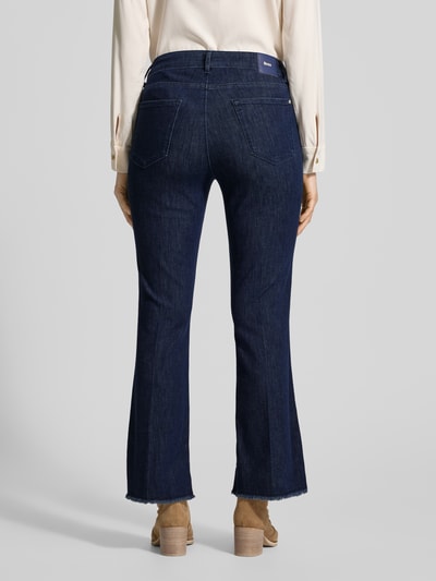 Brax Flared jeans in verkorte pasvorm, model 'SHAKIRA' Donkerblauw - 5