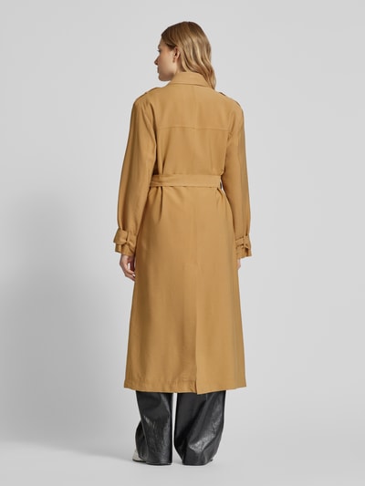 Bash Trenchcoat met strikceintuur, model 'NANA' Beige - 5