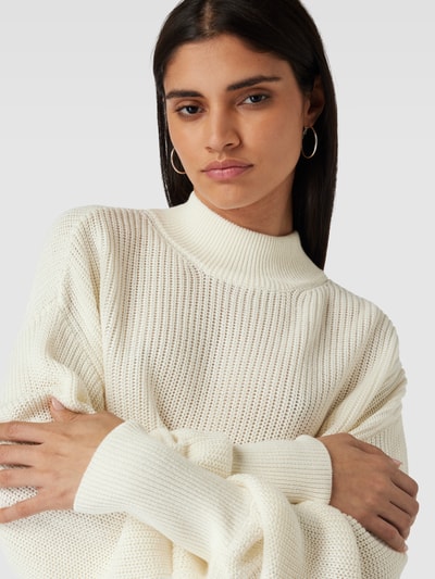 NA-KD Strickpullover mit Stehkragen Offwhite 3