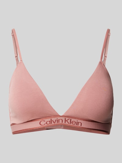 Calvin Klein Underwear Triangel-BH mit elastischem Label-Bund Mauve 1