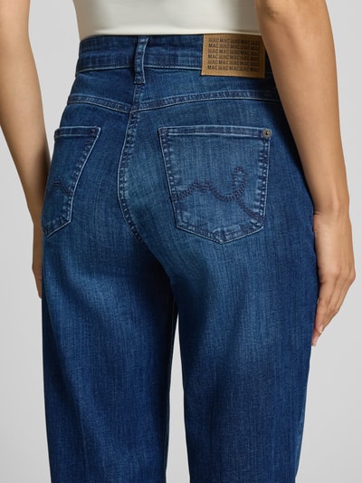 MAC Flared jeans met 5-pocketmodel, model 'Laura' Donkerblauw - 3