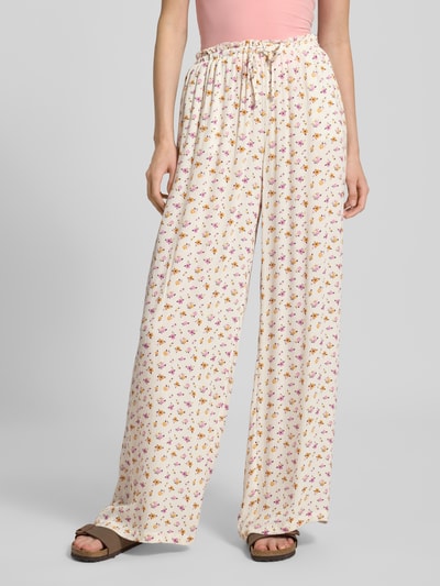 Review Stoffen broek met elastische band Offwhite - 4