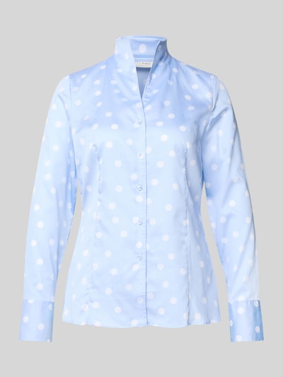 ETERNA Slim fit overhemdblouse met opstaande kraag Lichtblauw - 2