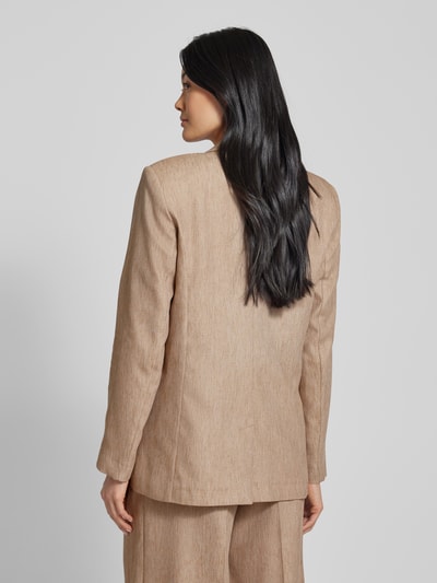 Stefanel Blazer met reverskraag en klepzakken Beige - 5