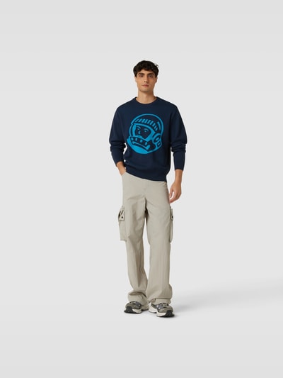 Billionaire Boys Club Sweatshirt mit Label-Print Marine 1