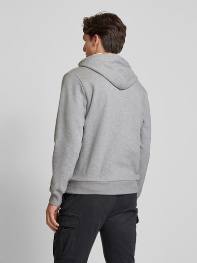 Napapijri Hoodie met labelpatch, model 'BURGEE' Middengrijs - 5