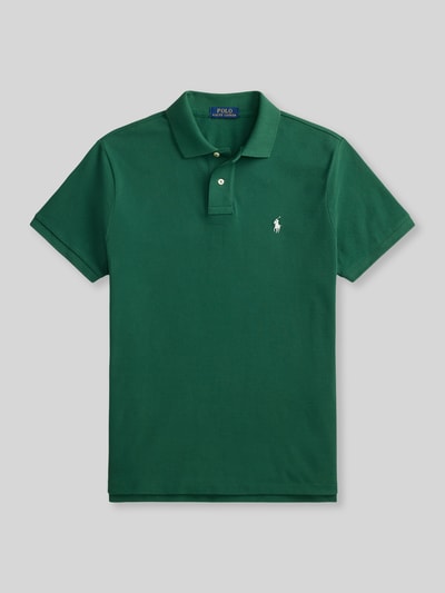 Polo Ralph Lauren Slim Fit Poloshirt aus reiner Baumwolle Dunkelgruen 2