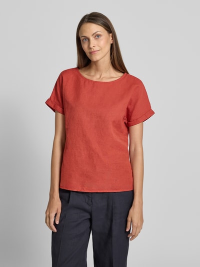 Christian Berg Woman Blouseshirt met ronde hals Donkerrood - 4