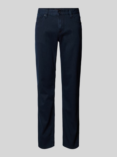 ALBERTO Regular fit jeans in 5-pocketmodel, model 'Pipe' Donkerblauw - 2