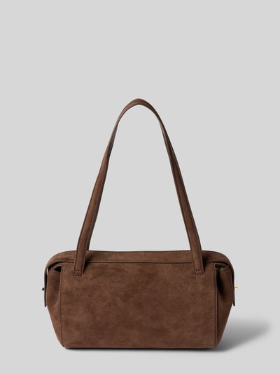 HUGO Handtas in suèdelook model 'Meelo S_Duffle SM' Donkerbruin - 3