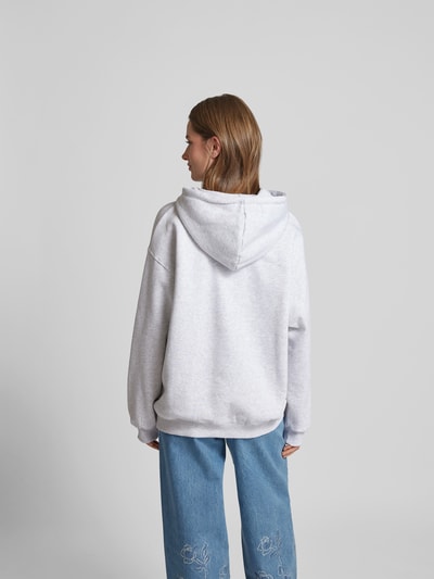 ROTATE Oversized Hoodie mit Kapuze Hellgrau 5