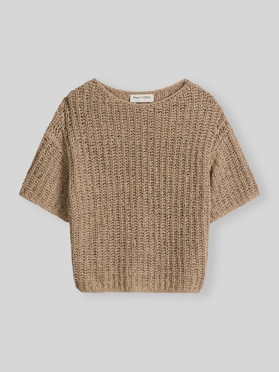 Marc O'Polo Relaxed Fit Pullover aus Baumwoll-Mix  Sand 2