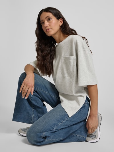 Weekend Max Mara Regular fit T-shirt van puur katoen, model 'ESEDRA' Lichtgrijs - 3