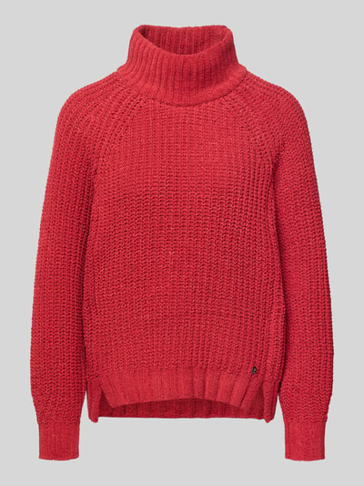 monari Strickpullover mit gerippten Abschlüssen Rot 2