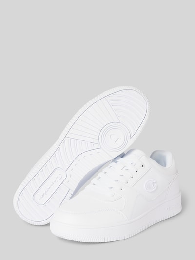 CHAMPION Sneaker mit Logo- und Label-Stitching Modell 'REBOUND LOW' Weiss 4