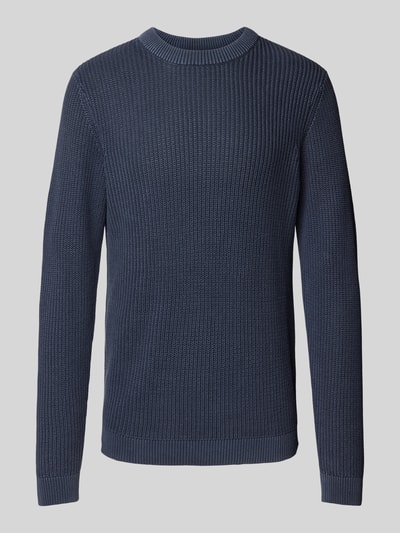 Jack & Jones Strickpullover mit Rundhalsausschnitt Marine 1