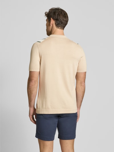 MCNEAL Regular Fit Freizeithemd mit Polokragen Beige 5