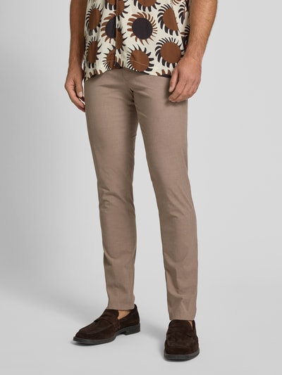 Mmx Slim Fit Chino aus reiner Baumwolle Sand 4