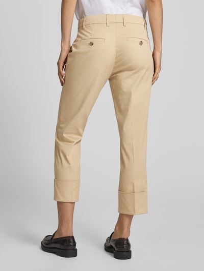 MORE Hose mit Bügelfalten Sand 5