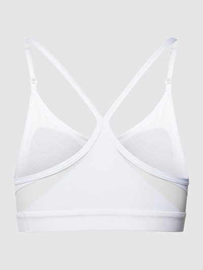 NIKE TRAINING Bustier mit Label-Print Weiss 3