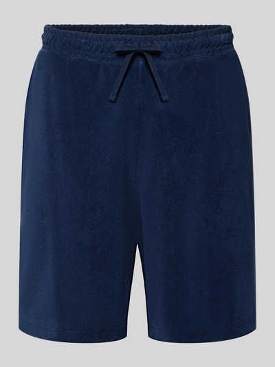 Tommy Hilfiger Loose Fit Sweatshorts aus reiner Baumwolle Modell 'TOWELLING SWEATSHORTS' Marine 2