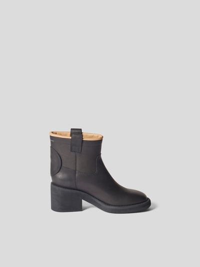 MM6 Maison Margiela Stiefeletten mit Blockabsatz Schwarz 5