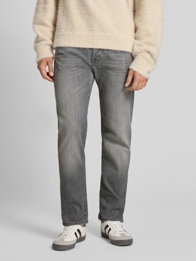 Jack & Jones Jeans mit 5-Pocket-Design Modell 'MIKE' Hellgrau 4