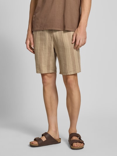 Jack & Jones Regular Fit Shorts mit elastischem Bund Modell 'JAIDEN' Beige 4