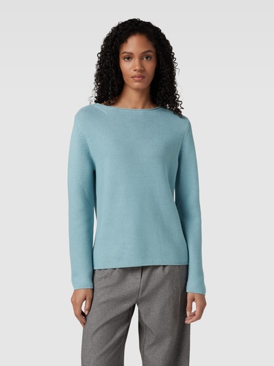 Marc O'Polo Gebreide pullover met ronde hals Bleu - 4