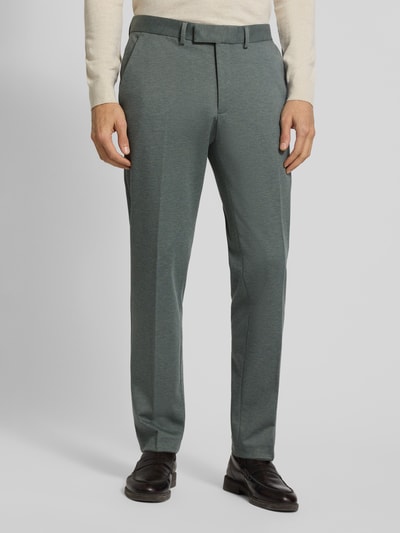 Christian Berg Men Slim Fit Anzughose mit Viskose-Anteil Hellgruen 4