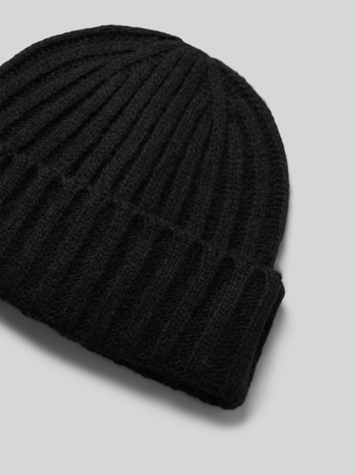 Pieces Beanie mit breitem Umschlag Black 2