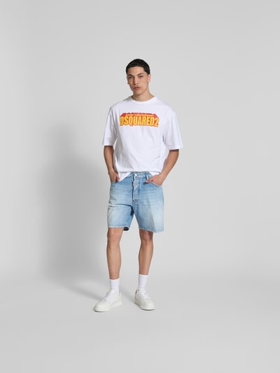 Dsquared2 Jeansshorts mit 5-Pocket-Design Hellblau 1