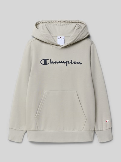 CHAMPION Hoodie mit Kapuze Stein 1