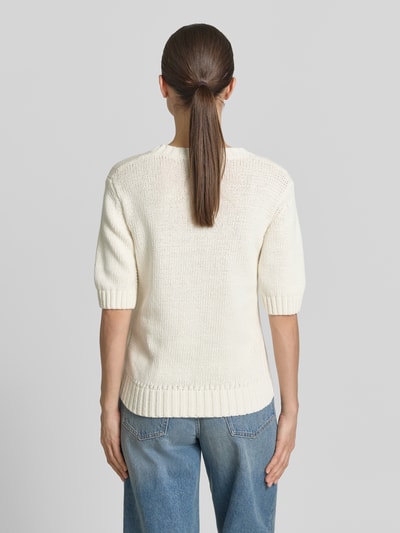 Fynch-Hatton Strickpullover mit 1/2-Arm Ecru 5