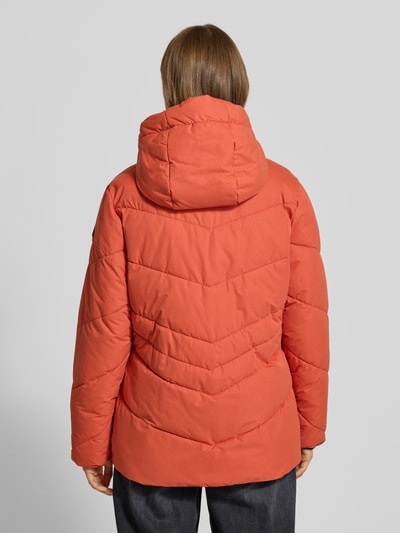 G.I.G.A. DX Gewatteerd regular fit jack met capuchon Terracotta - 5