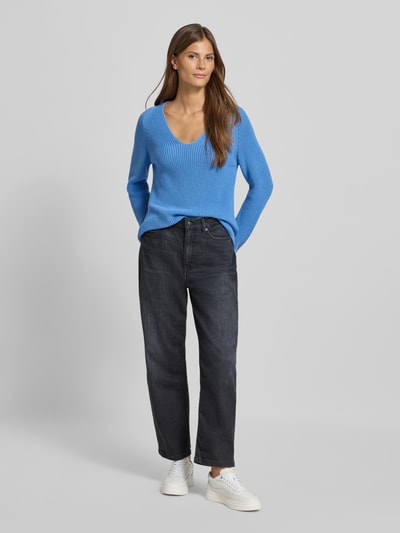 Marc O'Polo Regular Fit Strickpullover aus reiner Baumwolle  Hellblau 1