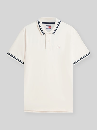 Tommy Jeans regular fit poloshirt van puur katoen Zand - 2