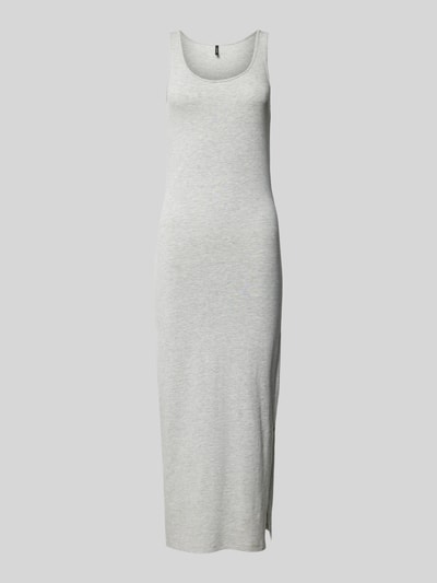 Vero Moda Długa sukienka w jednolitym kolorze model ‘MAXI MY SOFT’ Jasnoszary melanż 2