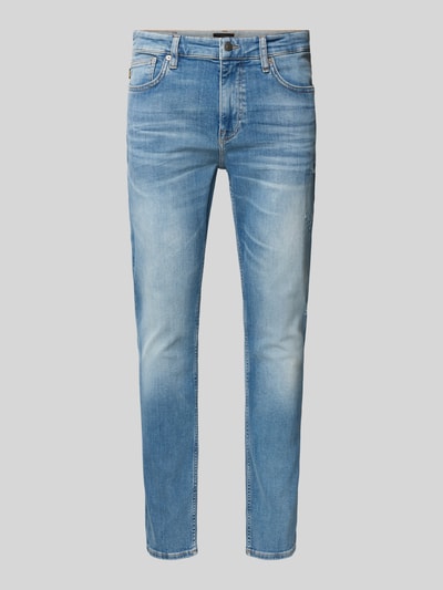 BOSS Orange Slim Fit Jeans aus Baumwoll-Mix Modell 'DELAWARE' Jeansblau 2