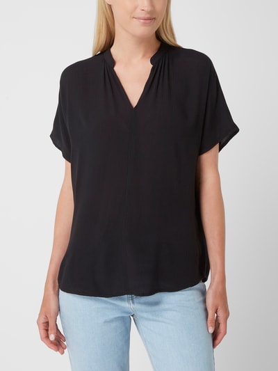 Montego Blusenshirt mit angeschnittenen Ärmeln  Black 4