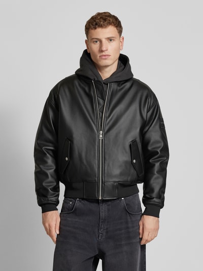 Calvin Klein Jeans Bomberjacke mit Reißverschluss Black 4