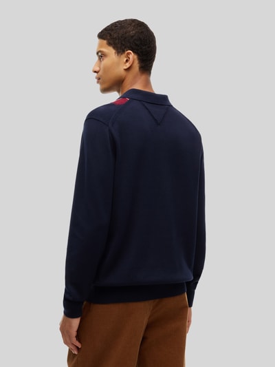 Tommy Hilfiger Regular Fit Pullover aus reiner Baumwolle Marine 5