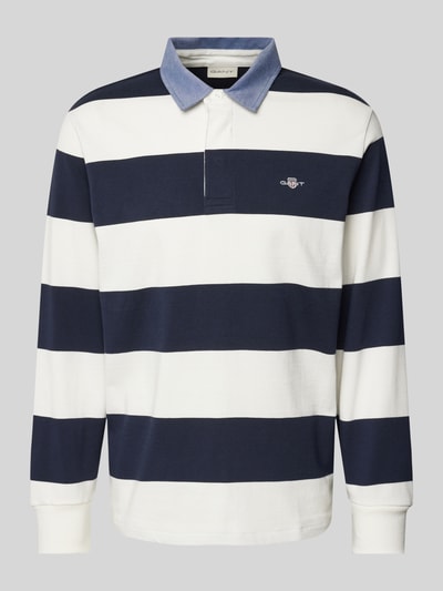 Gant Regular Fit Sweatshirt mit Label-Stitching Modell 'CHAMBRAY' Offwhite 2