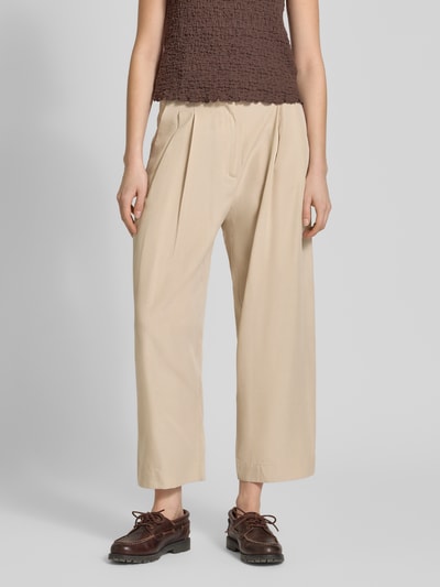 Jake*s Studio Woman Hose aus Lyocell-Leinen-Mix mit Gesäßtaschen Sand 4