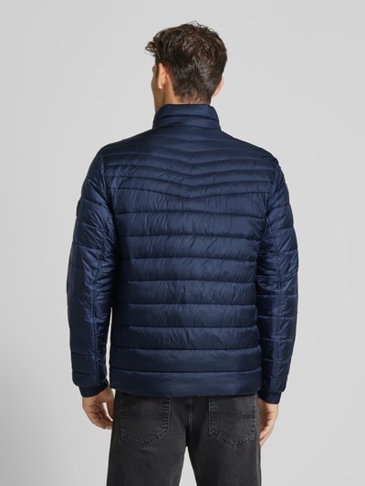 BOSS Orange Gewatteerd jack met opstaande kraag, model 'Oden1' Marineblauw - 5