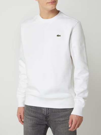 Lacoste Sweatshirt mit Logo Weiss 4