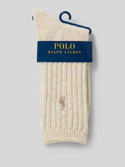 Polo Ralph Lauren Sokken met labelstitching Beige - 3