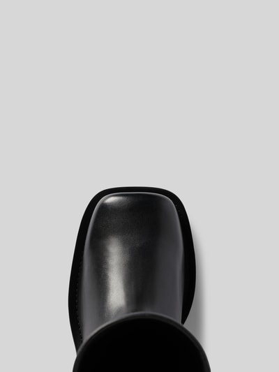 Diesel Stiefel mit Logo-Applikation Metallic Black 4