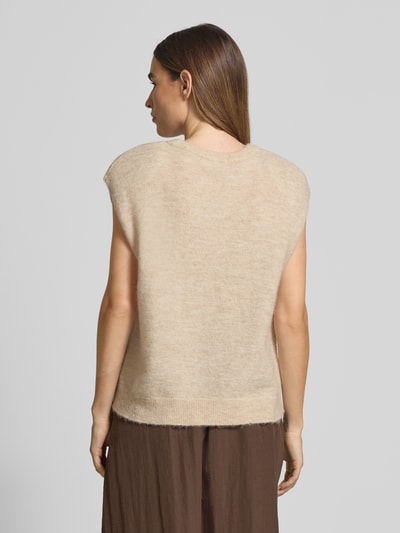 Selected Femme Relaxed Fit Pullunder aus Woll-Mix Modell 'LULU' Offwhite 5